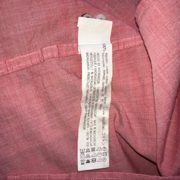 ZARA MAN regular fit Long Sleeve button down dress shirt LARGE - Picture 10 of 14